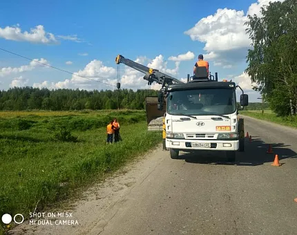 Поставка опор в Карелию